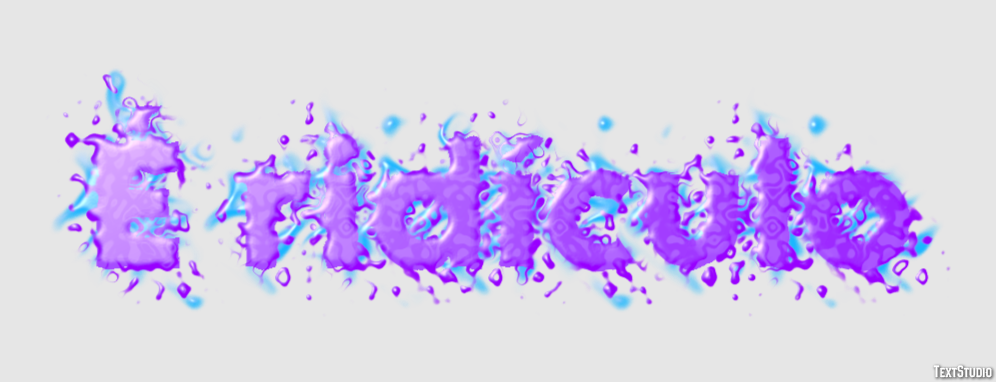 É ridículo Text Effect