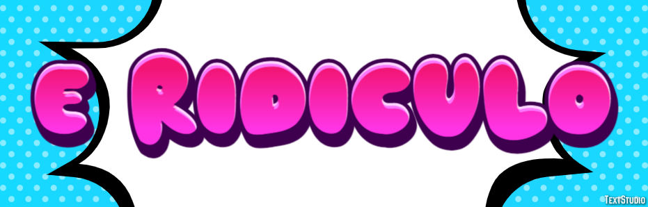 É ridículo Text Effect