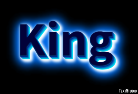 King Efekt tekstowy