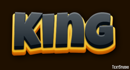 King Efekt tekstowy