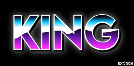 King Efekt tekstowy