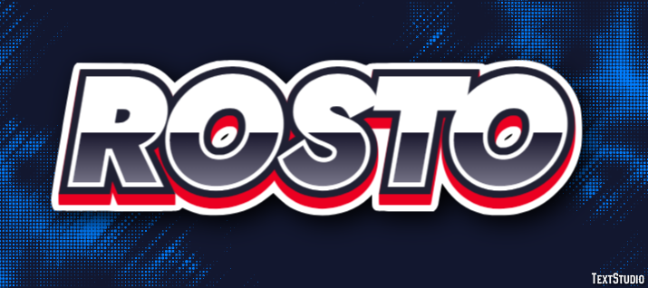 Rosto Text Effect
