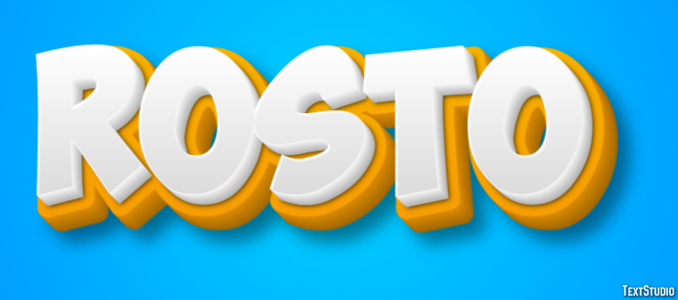 Rosto Tekst effect