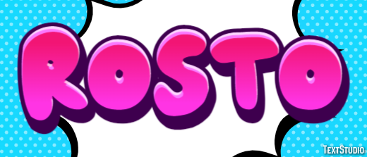 Rosto Text Effect