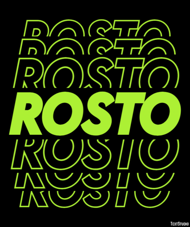 Rosto Text Effect