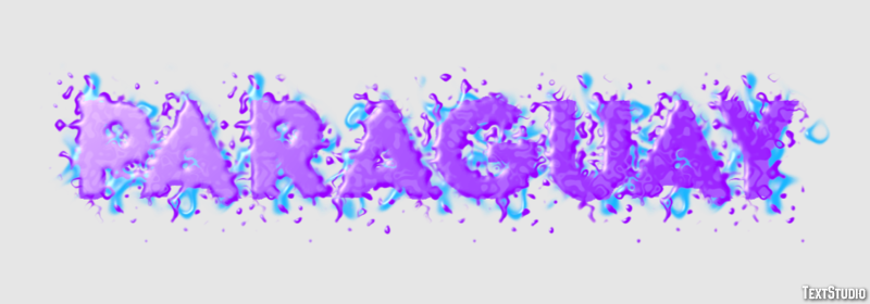 Paraguay Texteffekt