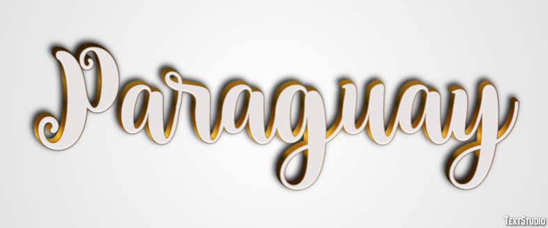 Paraguay Texteffekt