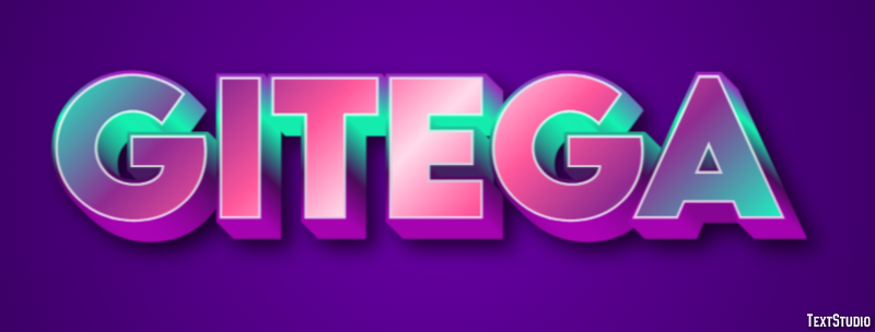 Gitega Effetto testo