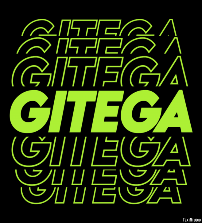 Gitega Efekt tekstowy