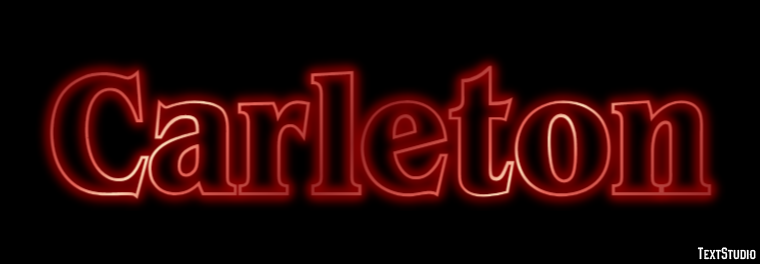 Carleton Text effect