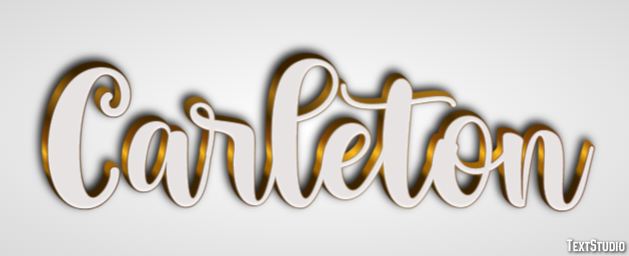 Carleton Text Effect