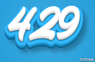 429 Text Effect