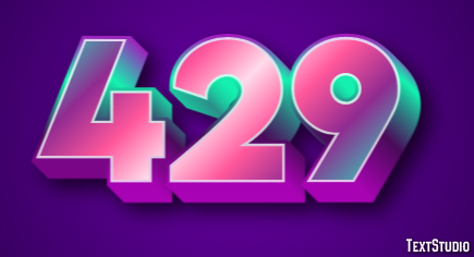429 Text Effect