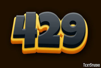 429 Text Effect