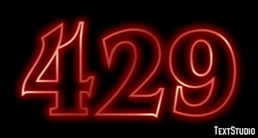 429 Text Effect