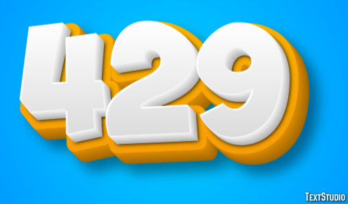 429 Text Effect