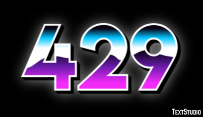 429 Text Effect