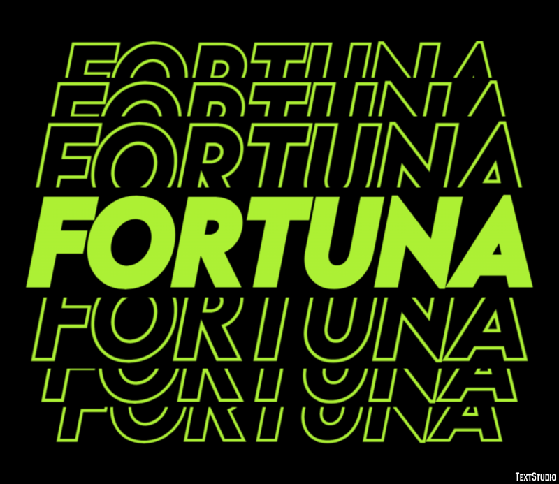 Fortuna Effetto testo