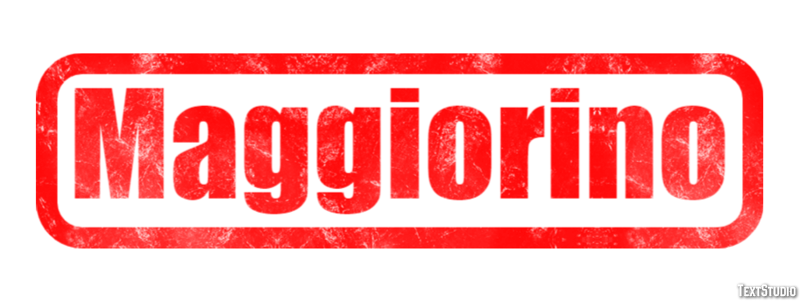Maggiorino Effetto testo