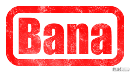 Bana Text effect