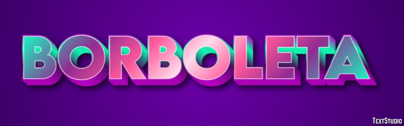 Borboleta Efekt tekstowy