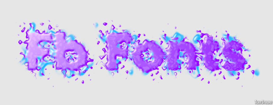 Fb Fonts Efecto de texto