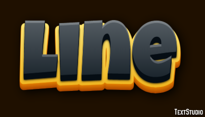Line Texteffekt