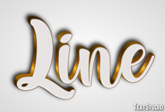 Line Texteffekt