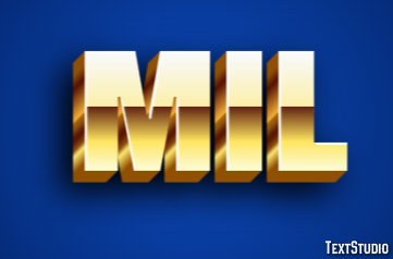 Mil Texteffekt