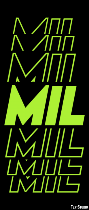 Mil Texteffekt