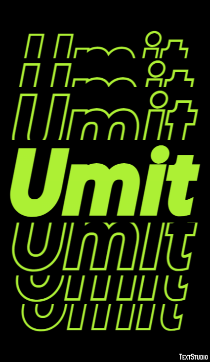 Umit Text effect