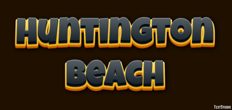 Huntington Beach Effetto testo