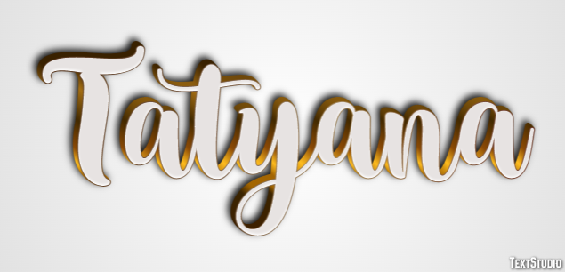 Tatyana Efecto de Texto