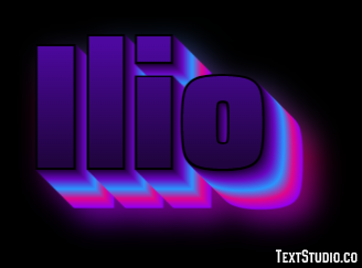 Ilio Effetto testo