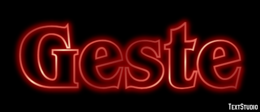 Geste Effet de Texte