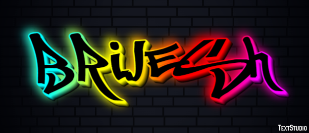 Brijesh Text effect
