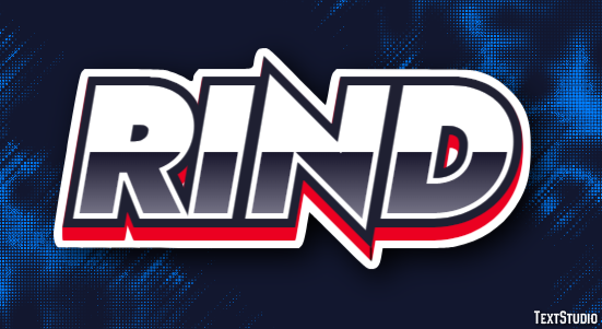 Rind Text effect