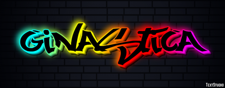 Ginástica Text Effect