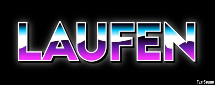 Laufen Efecto de Texto