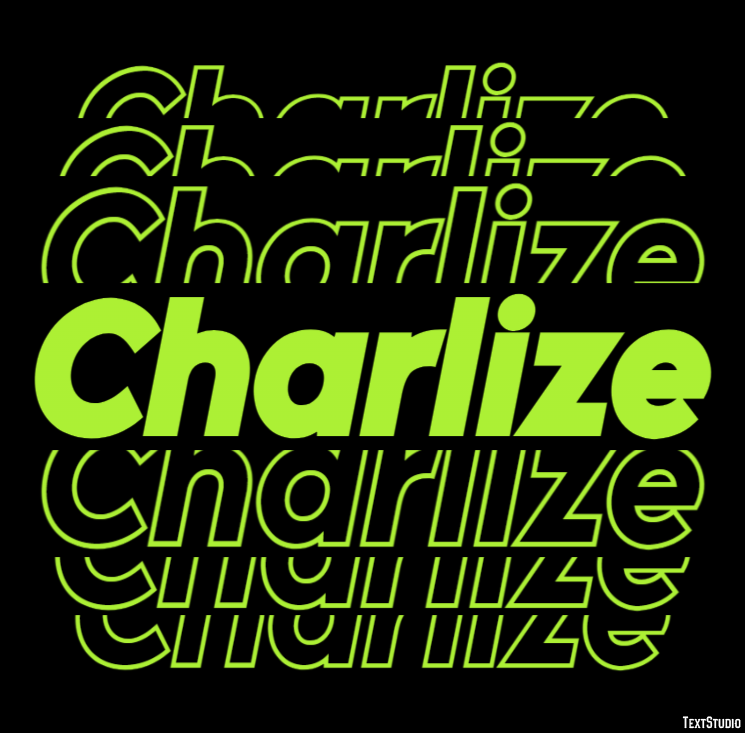 Charlize Text Effect