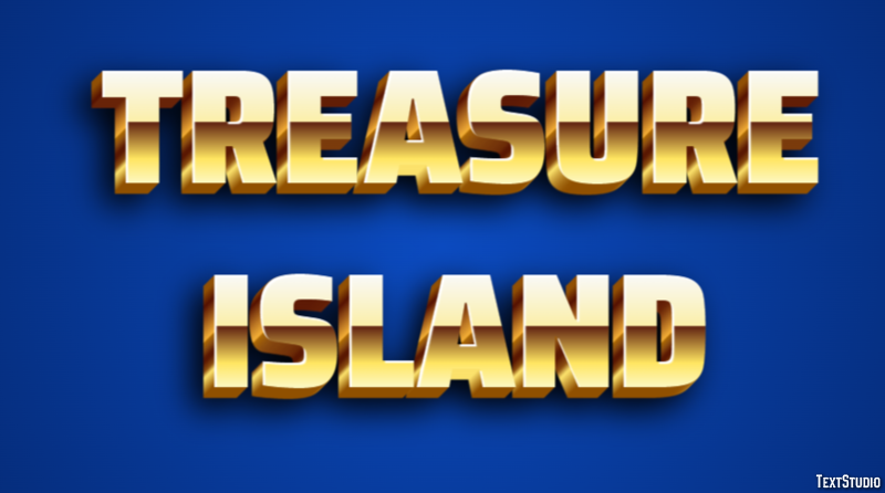 Treasure Island Efekt tekstowy