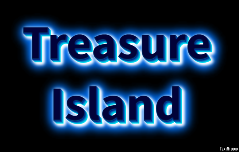 Treasure Island Efekt tekstowy