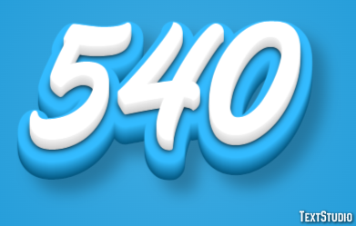 540 Text Effect