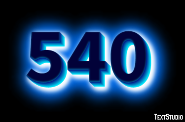 540 Text Effect