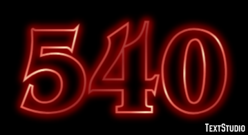 540 Text Effect