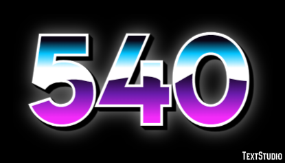 540 Text Effect
