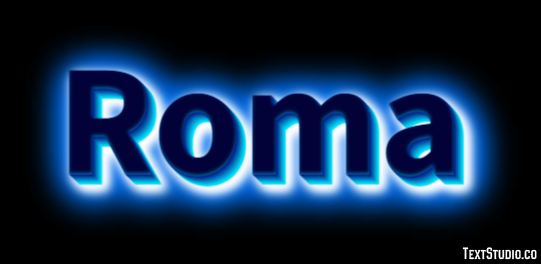 Roma Effetto testo