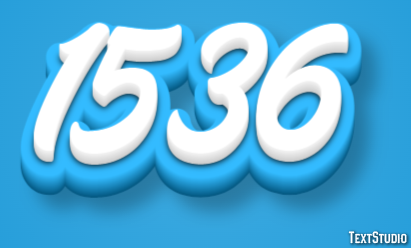 1536 Efeito de texto