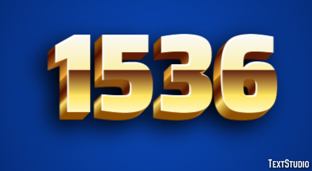 1536 Efeito de texto