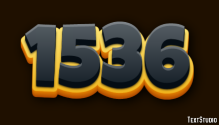 1536 Efeito de texto